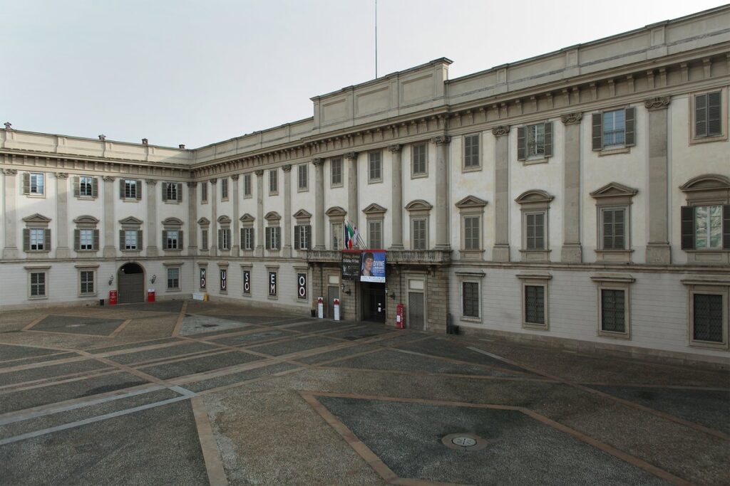 palazzo reale di Milano, Italia