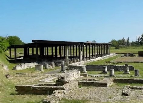 Copertina itinerario Area Archeologica di Potentia: terme romane e domus affrescate a Porto Recanati