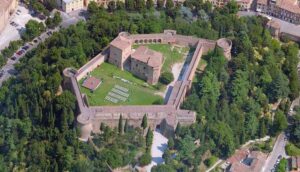 fortezza difensiva del XIV a Cesena, Italia