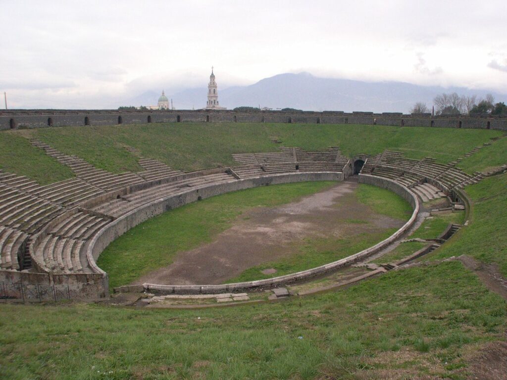 Antico anfiteatro romano di Pompei