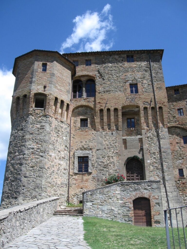castello nel borgo di Sant'Agata Feltria, in provincia di Rimini