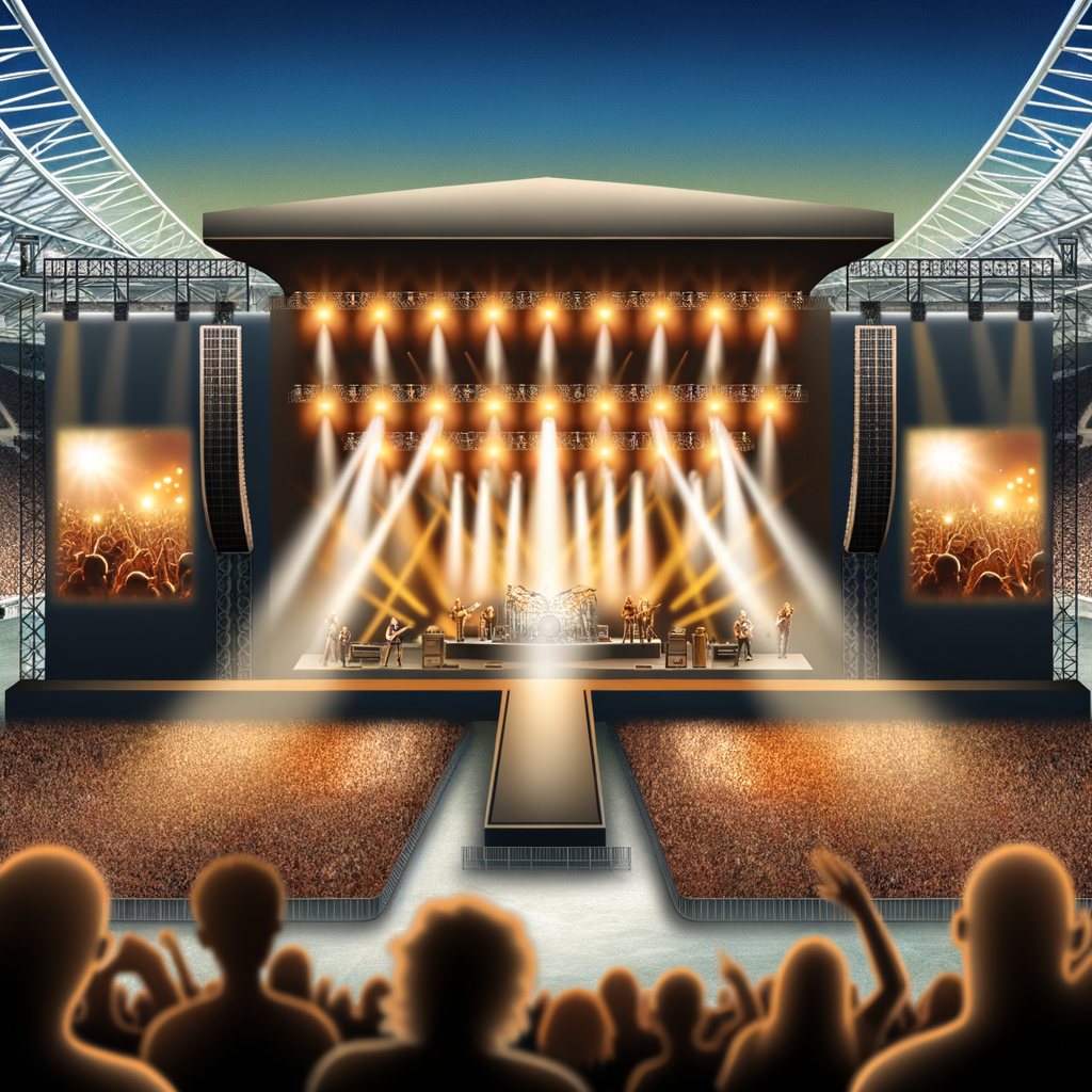 Rappresentazione illustrativa del concerto dei Modà all'Allianz Stadium di Torino (immagine non ufficiale)