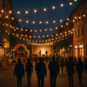 Rappresentazione illustrativa della Notte Bianca di Presezzo (immagine non ufficiale)