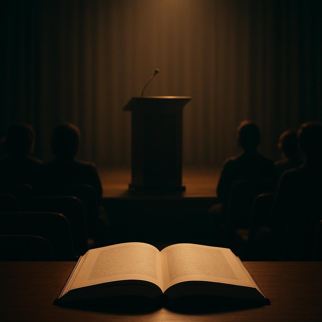 Rappresentazione illustrativa dell'incontro con Franco Arminio a Foggia (immagine non ufficiale)