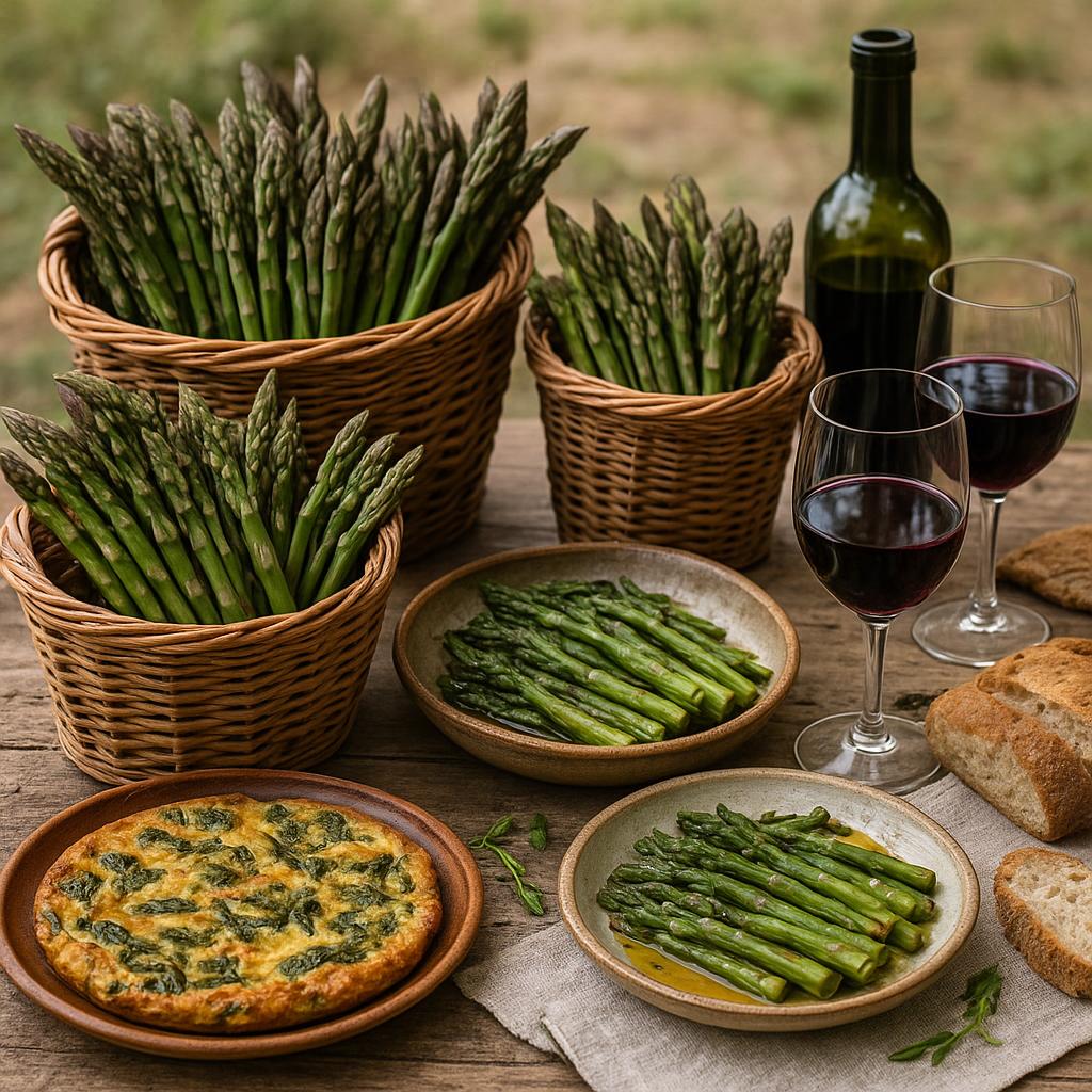 Rappresentazione illustrativa della Sagra dell'asparago selvatico a Sant'Angelo Muxaro (immagine non ufficiale)