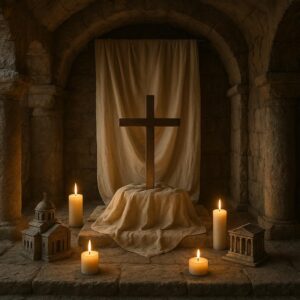 Rappresentazione illustrativa del Diorama Pasquale di Gaeta (immagine non ufficiale)