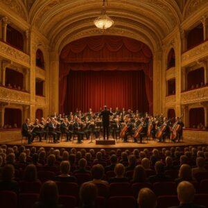 Illustrazione ispirata a Città Sant’Angelo Music Festival 2025/2026 (immagine non ufficiale).