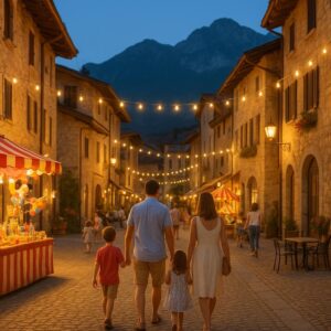 Immagine illustrativa non ufficiale della Notte di Luce a Premolo.