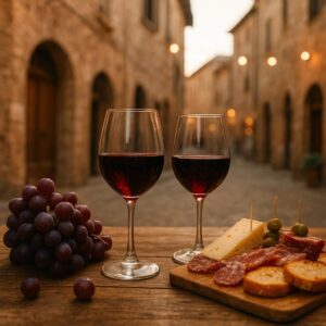 Illustrazione ispirata a La Vigna Eccellente 2026 anima Isera (immagine non ufficiale).