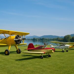 Evento aeronautico a Castiglione del Lago con esibizioni di volo sportivo (immagine non ufficiale)
