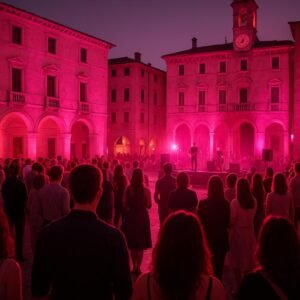 Immagine rappresentativa della serata La Notte Rosa a Feltre (immagine non ufficiale)