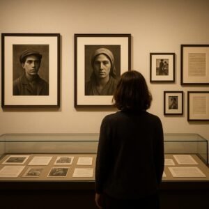 Illustrazione ispirata all'evento Annabella Rossi in mostra al Museo di Roma in Trastevere (immagine non ufficiale).