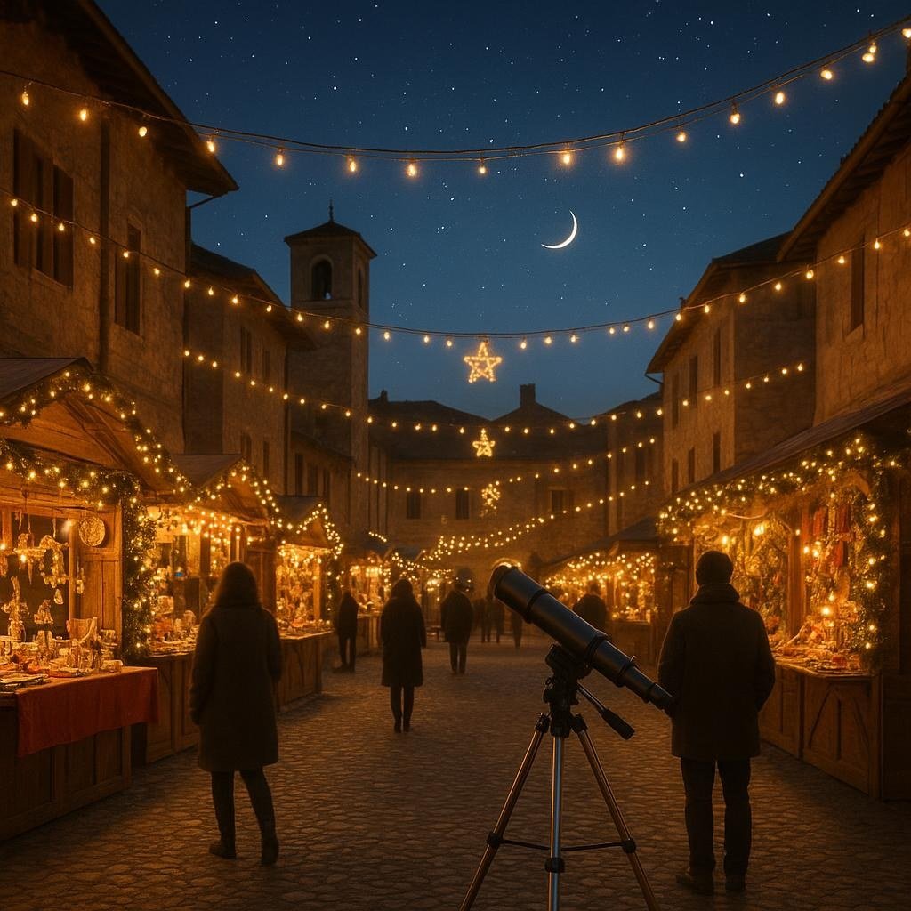 Illustrazione realistica ispirata all'evento natalizio di Sormano (immagine non ufficiale).