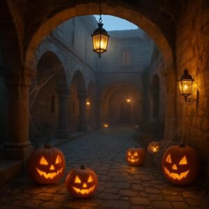 Illustrazione generata per Halloween a Grazzano Visconti (immagine non ufficiale)