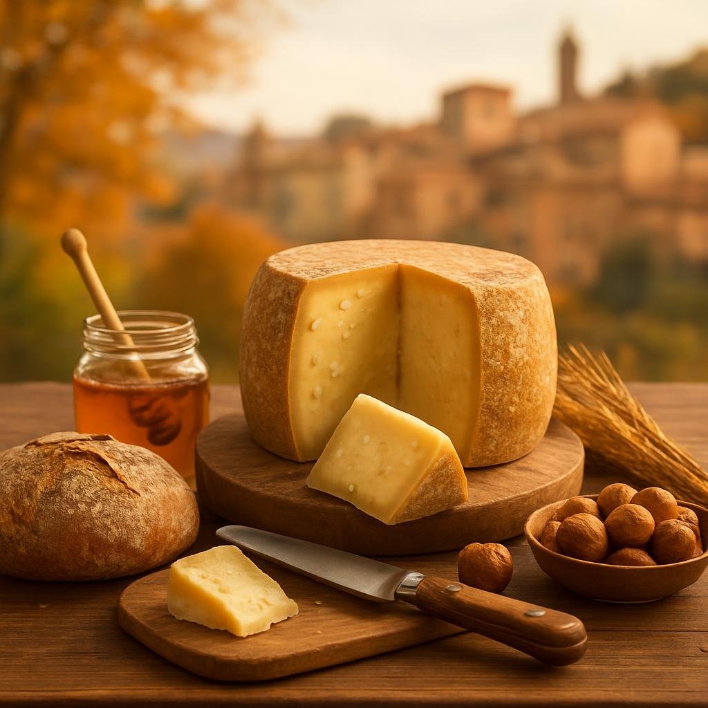 Illustrazione generata per la Fiera del Formaggio di Fossa DOP (immagine non ufficiale)