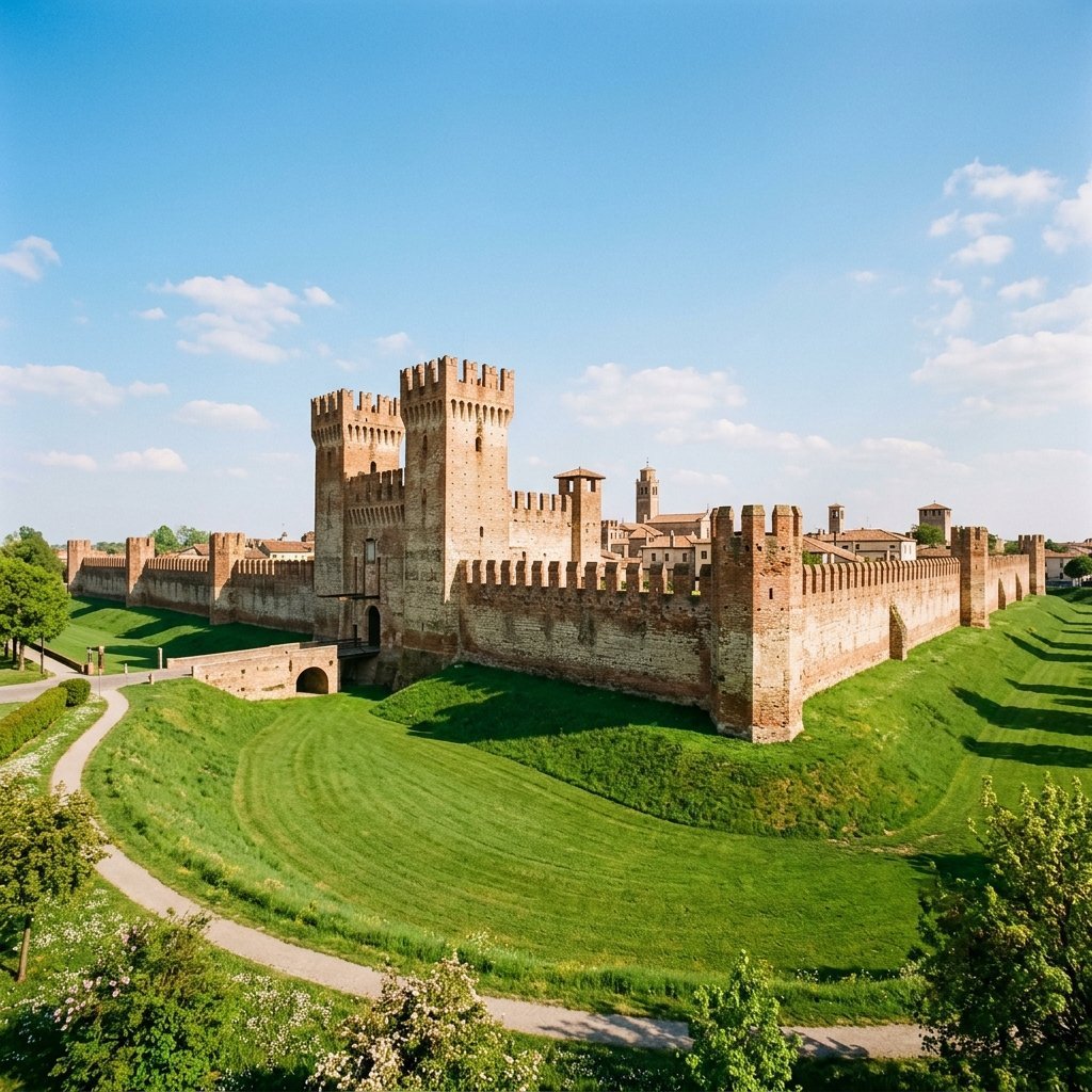 Immagine artistica di Visita guidata alla città murata medievale di Montagnana (Alla scoperta delle meraviglie di Montagnana - immagine non ufficiale)
