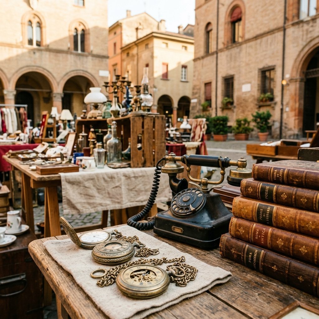 Immagine artistica di Mostra Mercato Anticamente nel cuore di Perugia (Anticamente - Mostra Mercato di Cose d'Altri Tempi - immagine non ufficiale)