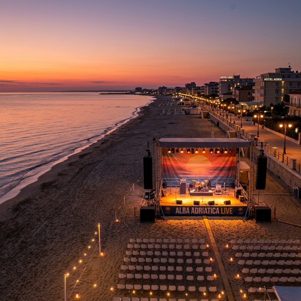 Estate ad Alba Adriatica 2026: concerti e spettacoli sul mare