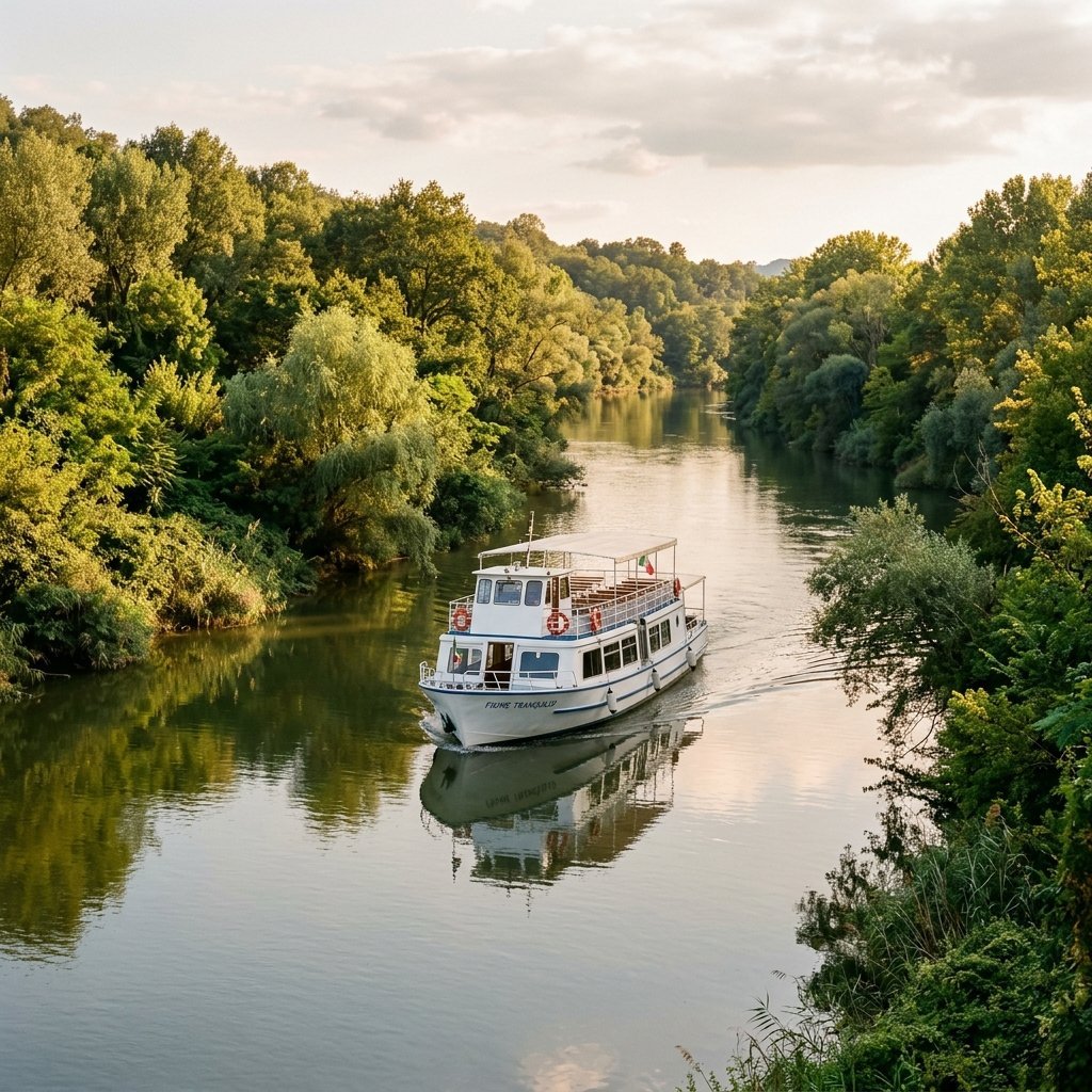 Escursioni in battello alla foce del Tevere: arte e natura