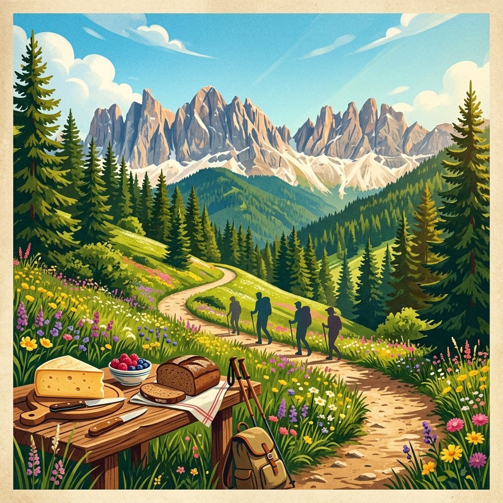 Immagine artistica di Sapori ad Alta Quota: Passi di Gusto ad Aprica (Passi di Gusto 2026 - immagine non ufficiale)