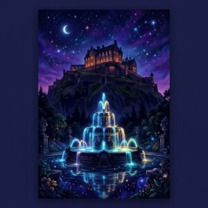 Immagine artistica di I Racconti dell'Acqua: Spettacoli e Magia al Castello di Monticello (I racconti dell’acqua nel Castello di Monticello d'Alba - immagine non ufficiale)