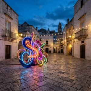Immagine artistica di Suoni e Segni 2025-2027: rassegna culturale in Puglia (Suoni e Segni. Trame di Cultura Contemporanea - immagine non ufficiale)