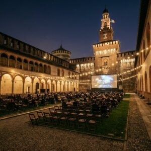 Immagine artistica di Estate al Castello 2026 a Milano (Estate al Castello 2026 - immagine non ufficiale)