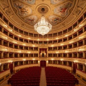 Immagine artistica di Stagione Lirica 2027 al Teatro Regio di Parma (Teatro Regio. Stagione d'Opera 2027 - immagine non ufficiale)