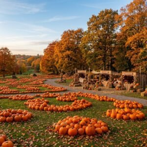 Immagine artistica di Il Villaggio della Zucca 2026 in Canavese (Il Villaggio della Zucca 2026 - immagine non ufficiale)
