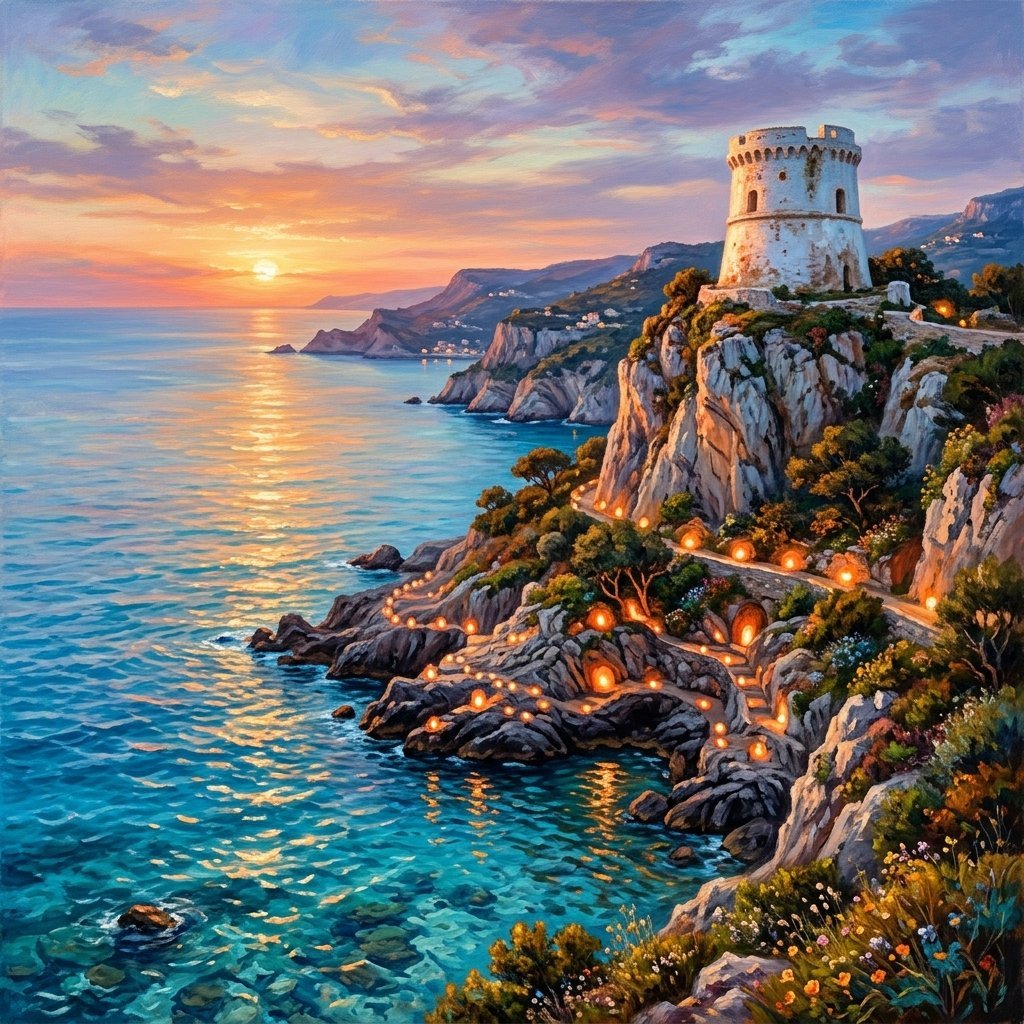Truglia Art a Sperlonga: installazioni e suggestioni visive alla Torre Truglia (Truglia Art: Visioni di Acqua e di Luce a Sperlonga - immagine non ufficiale)