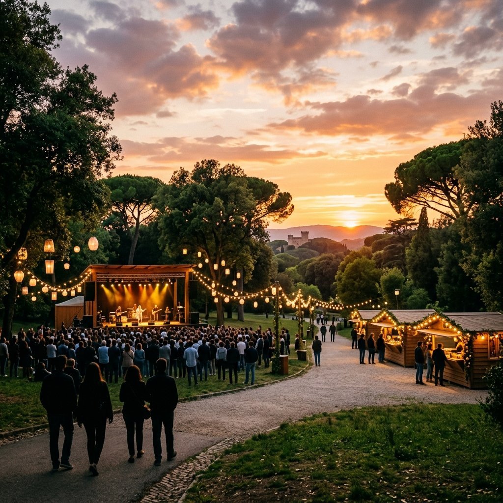 Rappresentazione artistica dell'evento Beat Festival a Empoli: Musica Live, Street Food e Cultura al Parco di Serravalle (Beat Festival - immagine non ufficiale)