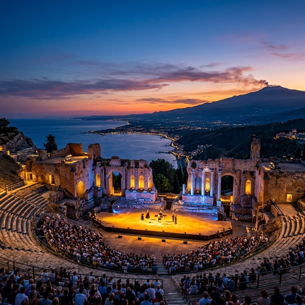 Rappresentazione artistica dell'evento Madame in Concerto in Sicilia: Tour Live al Teatro Antico di Taormina (Concerto Madame - immagine non ufficiale)