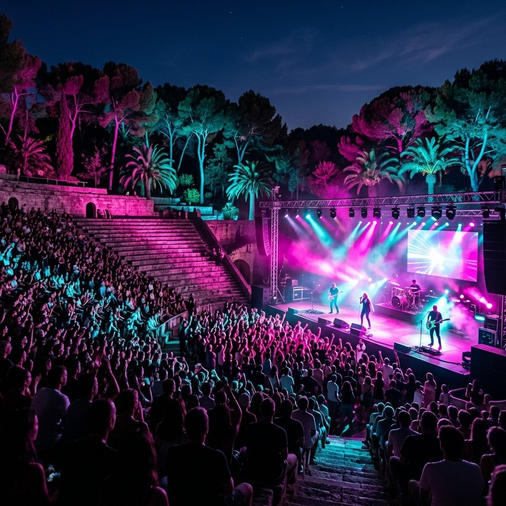 Rappresentazione artistica dell'evento Loredana Bertè in Concerto a Palermo: Tour Live al Teatro di Verdura (Concerto di Loredana Bertè a Palermo - immagine non ufficiale)