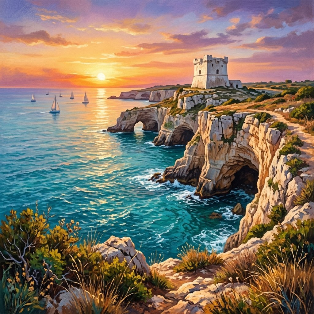 Rappresentazione artistica dell'evento ScopriaMola in Tour: Itinerari Guidati tra Arte, Mare e Borgo Storico a Mola di Bari (ScopriaMola in Tour 2026 - immagine non ufficiale)