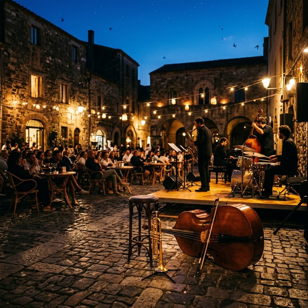 Immagine artistica di JazzAlguer 2026: I Grandi Suoni del Jazz Illuminano la Riviera del Corallo (JazzAlguer - immagine non ufficiale)