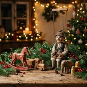 Immagine artistica di Il Natale di una Volta a Magreglio: burattini, giochi d'epoca e sapori della tradizione (Il Natale di una Volta - immagine non ufficiale)