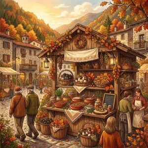 Rappresentazione artistica di Fiera del Tartufo di Bedonia 2026: sapori e profumi dell'Appennino parmense (Fiera del Tartufo di Bedonia - immagine non ufficiale)