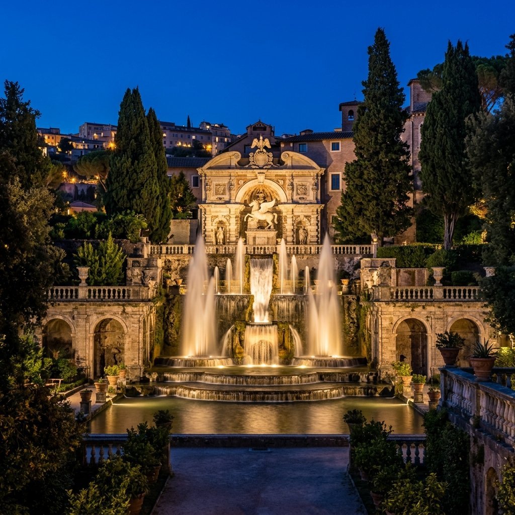 Notti d'incanto alle Villæ di Tivoli: aperture serali tra fontane, storia e stelle