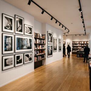 Rappresentazione artistica di Mostra fotografica Fotonica a Roseto degli Abruzzi: geometrie di luce e nuove prospettive (immagine non ufficiale)