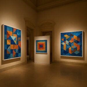 Rappresentazione artistica di Art in Act 013 a Villa Paris: il fascino del mosaico contemporaneo a Roseto (immagine non ufficiale)
