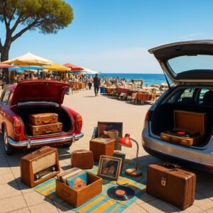 Rappresentazione artistica per Car Boot Sale Roseto: Mercatino del Riuso, Vintage e Collezionismo dal Baule dell'Auto (immagine non ufficiale)