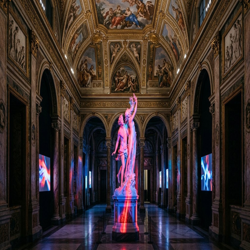 Metamorfosis visual en Villa Borghese: la instalación de Isaac Julien en L'Uccelliera